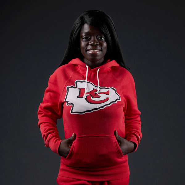 Kansas City Chiefs Throwback Helmet Hoodie from Homage. | Officially Licensed Vintage NFL Apparel from Homage Pro Shop.