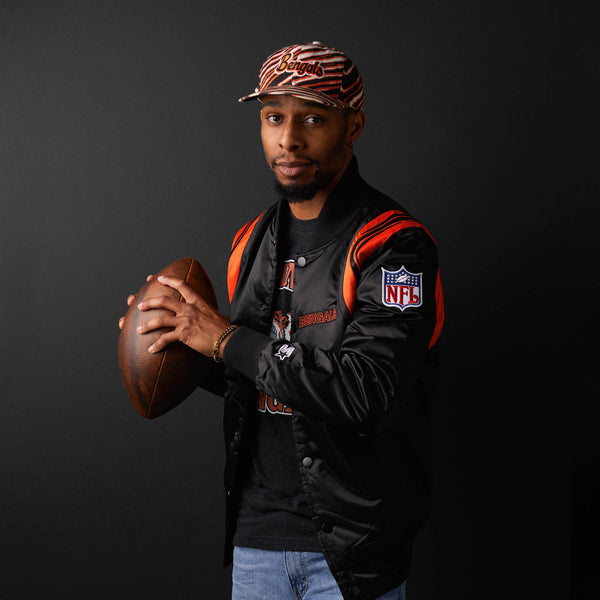 Homage debuts Bengals Starter Pullover Jacket - Cincy Jungle