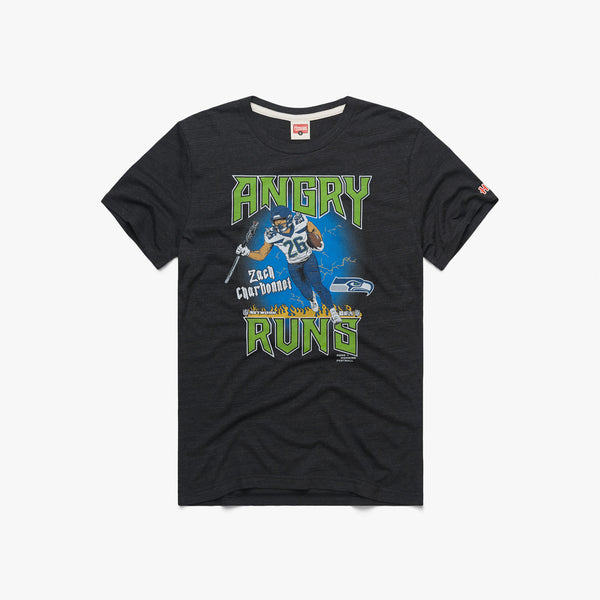 Angry Runs Seahawks Zach Charbonnet Retro Kyle Brandt NFL T