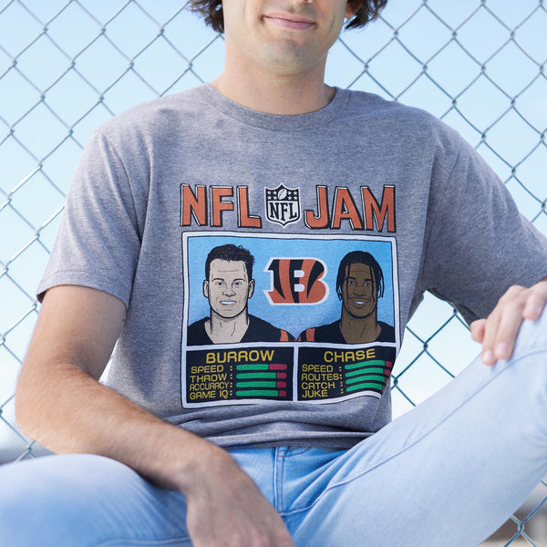 Youth Cincinnati Bengals Joe Burrow Signature Youth T-Shirt from Homage. | Officially Licensed Vintage NFL Apparel from Homage Pro Shop.