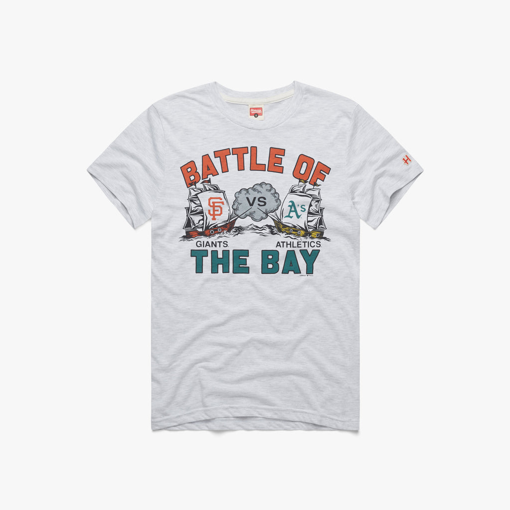 Battle Of The Bay San Francisco Giants Vs Oakland Athletics Shirt