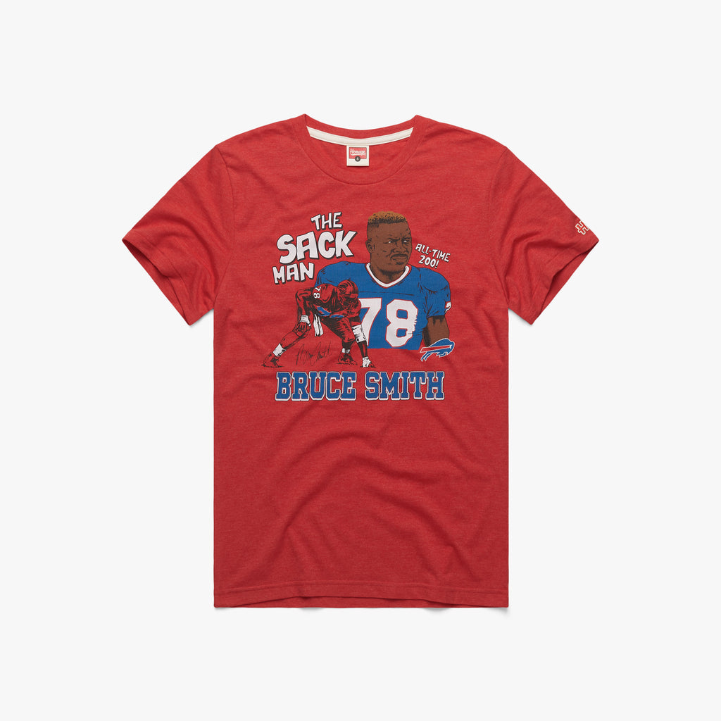 The Sack Man Buffalo Bills Bruce Smith Shirt, hoodie, longsleeve,  sweatshirt, v-neck tee