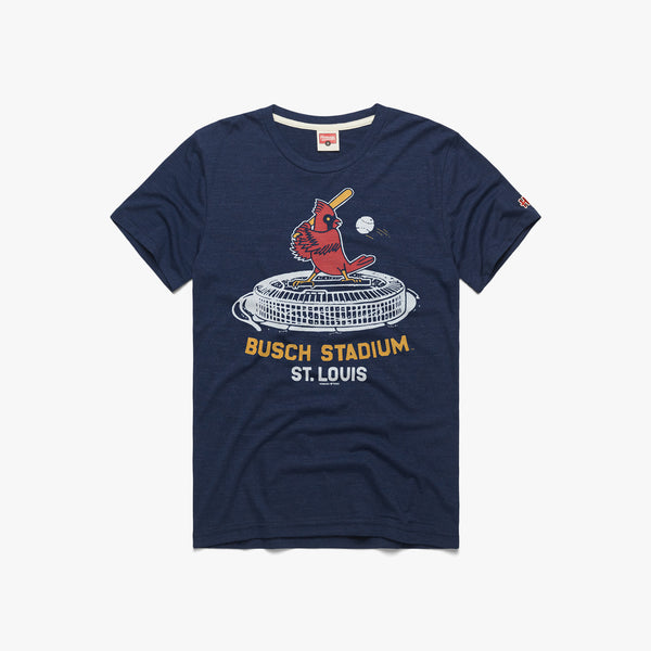 St. Louis Cardinals Fanatics Branded Women's Hometown Vintage Cards V-Neck  T-Shirt 