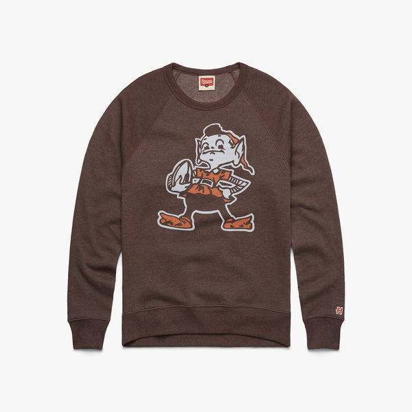 Cleveland Browns Brownie '59 Crewneck  Retro Cleveland Browns Sweatshirt –  HOMAGE