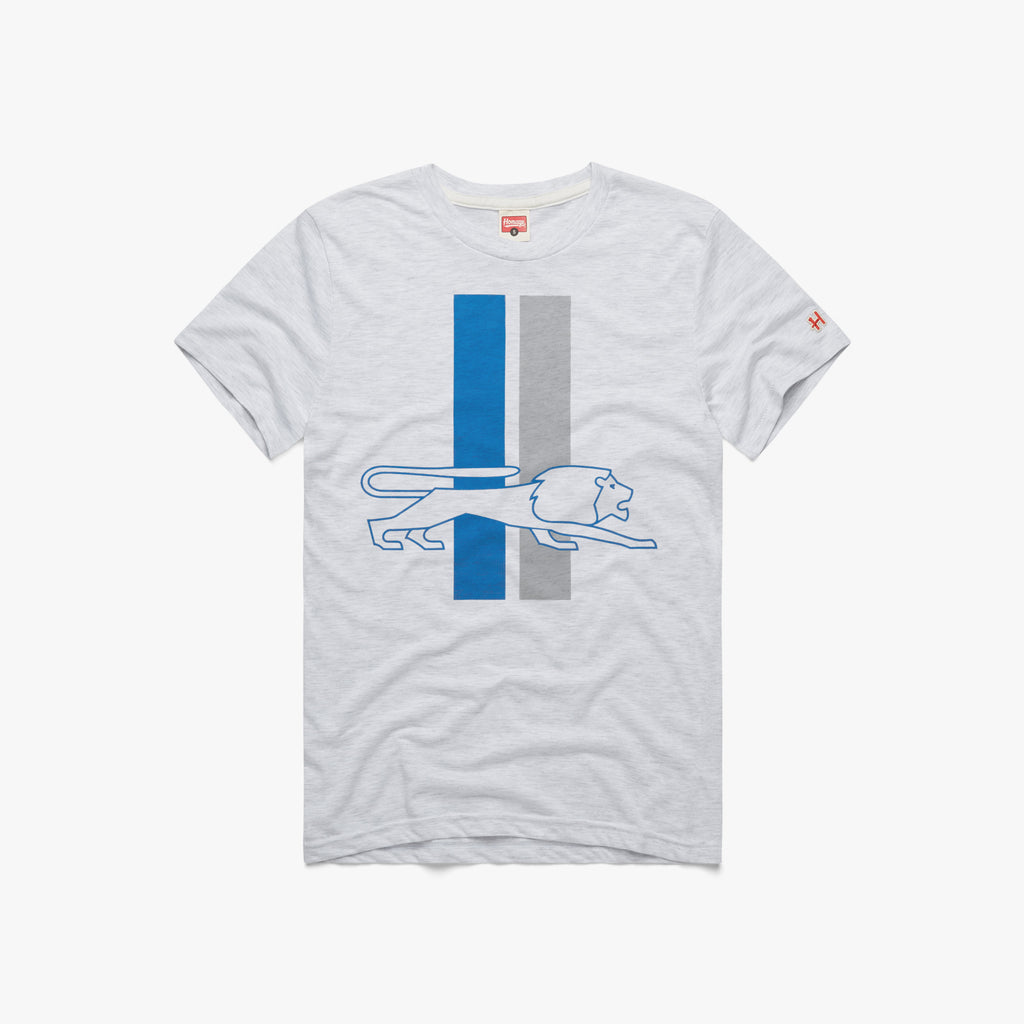 Detroit Lions Helmet Retro T-Shirt from Homage. | Officially Licensed Vintage NFL Apparel from Homage Pro Shop.