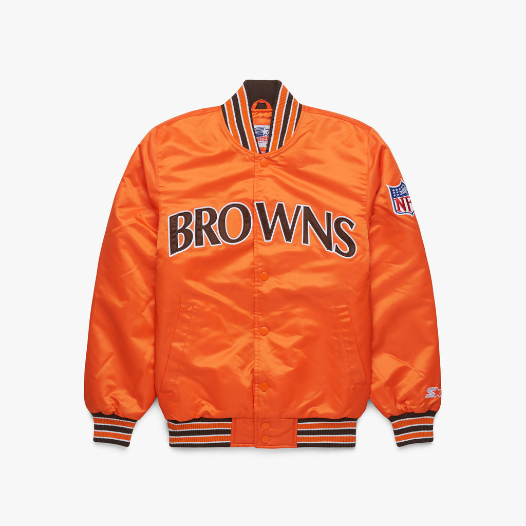 NFL HEAVYWEIGHT SATIN JACKET CLEVELAND BROWN