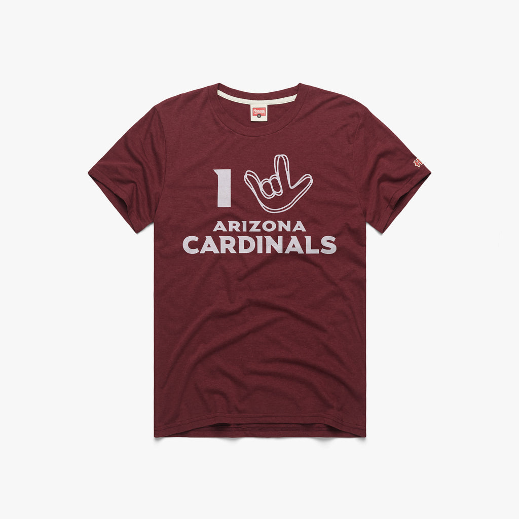 Love Sign Arizona Cardinals T-Shirt - Cruel Ball