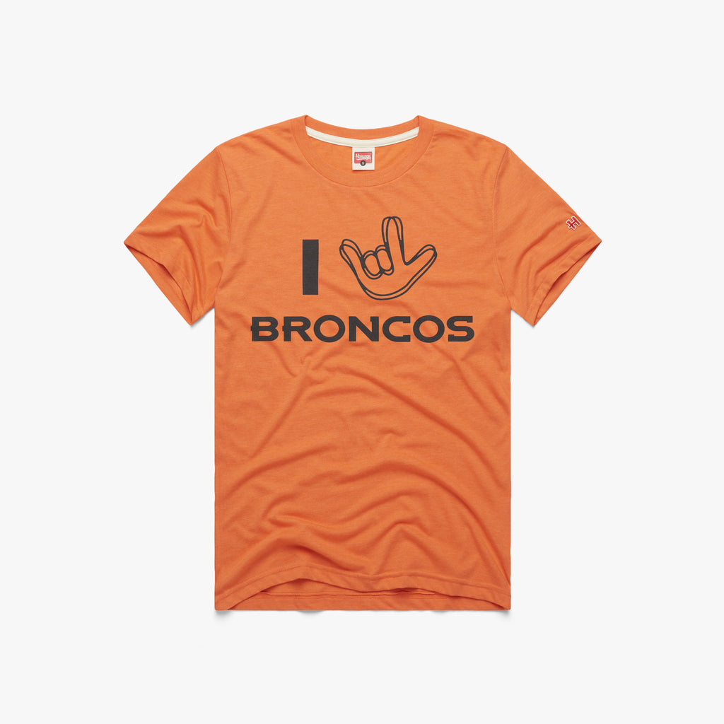 Denver Broncos Homage Unisex The NFL ASL Collection by Love