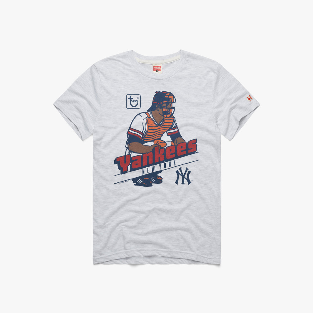 MLB x Topps Houston Astros T-Shirt from Homage. | Gold | Vintage Apparel from Homage.