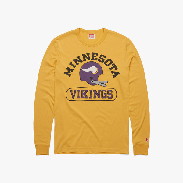 Minnesota Vikings Helmet  Retro Minnesota Vikings T-Shirt – HOMAGE