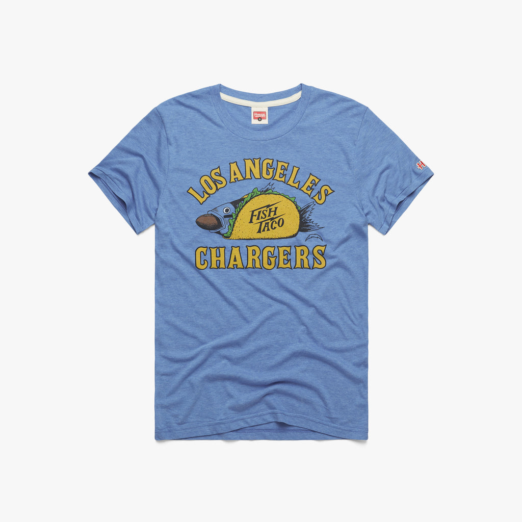 Los Angeles Chargers Crest Crewneck from Homage. | Officially Licensed Vintage NFL Apparel from Homage Pro Shop.