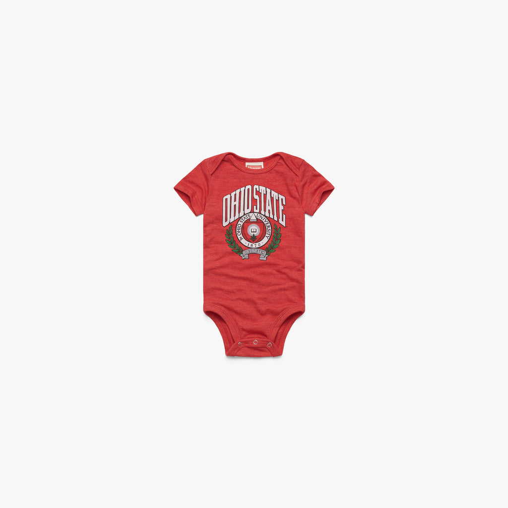 http://www.homage.com/cdn/shop/files/Ohio-State-Seal-Bold-Baby-One-Piece-04301616717-red-flat_1024x1024.jpg?v=1693490444