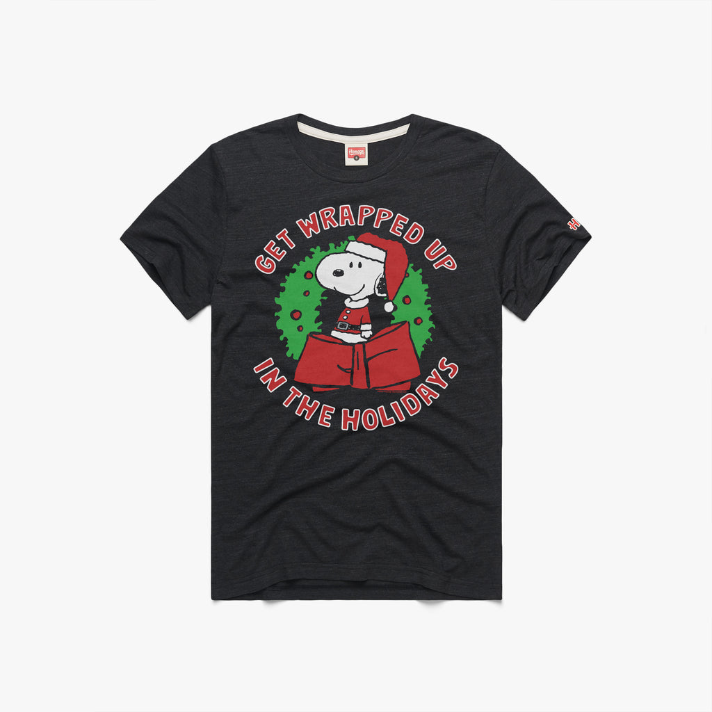 Re/Done top Peanuts 70s Loose Tee Shirt Happiness is Sharing the Holiday