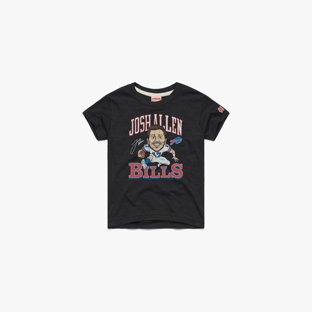 Buffalo Bills Josh Allen Signature T-Shirt from Homage. | Officially Licensed Vintage NFL Apparel from Homage Pro Shop.