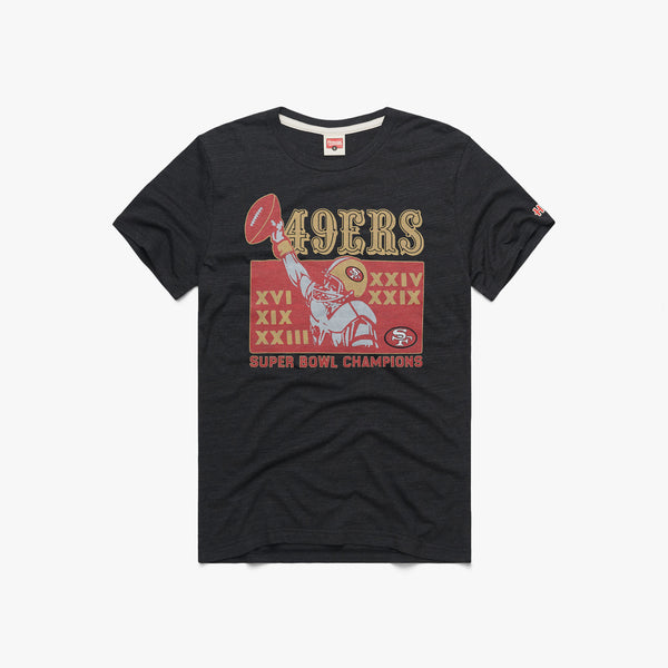 Vintage San Francisco The Dynasty offers 49ERS World Football Champion Tee