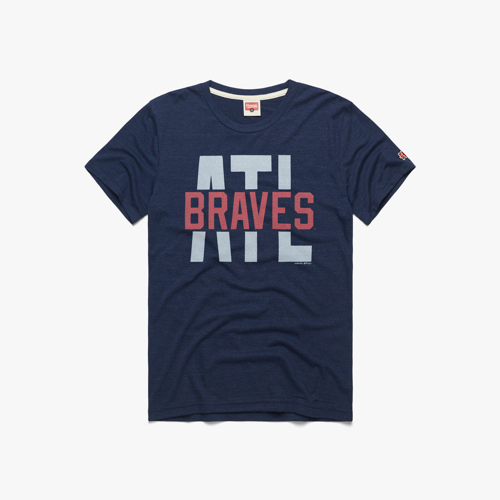 Atlanta Braves Baseball  Retro Atlanta Braves Baseball T-Shirt – HOMAGE