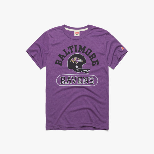 Baltimore Ravens Throwback Helmet Hoodie from Homage. | Officially Licensed Vintage NFL Apparel from Homage Pro Shop.