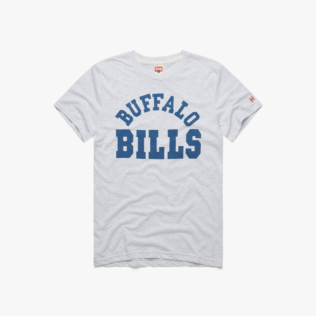 Buffalo Bills Helmet Retro T-Shirt from Homage. | Officially Licensed Vintage NFL Apparel from Homage Pro Shop.