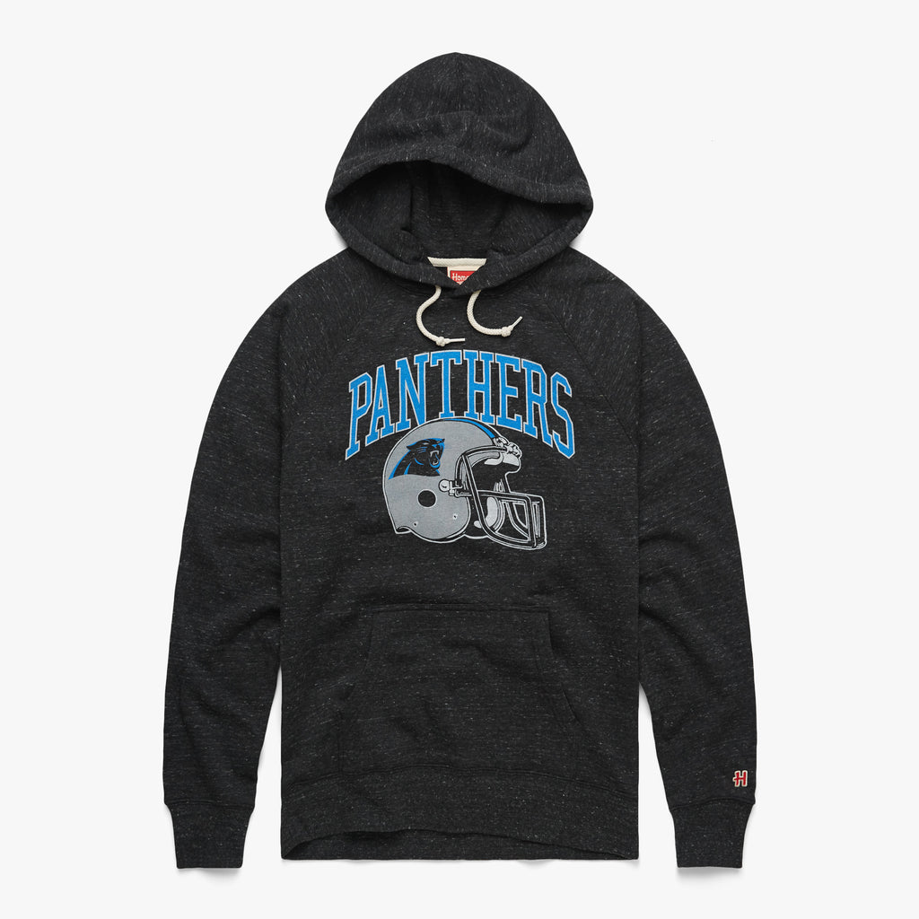 Carolina Panthers Crest Crewneck from Homage. | Officially Licensed Vintage NFL Apparel from Homage Pro Shop.