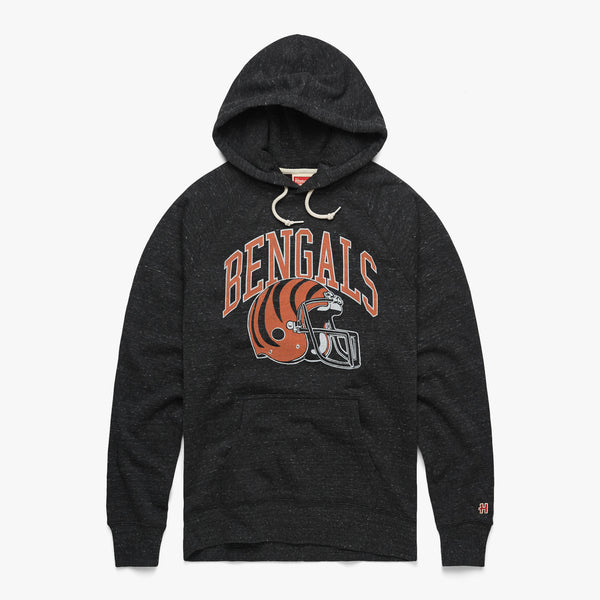 Cincinnati Bengals White Bengal Hoodie from Homage. | Officially Licensed Vintage NFL Apparel from Homage Pro Shop.