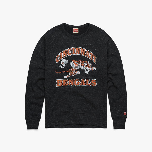 Cincinnati Bengals '68 Crewneck from Homage. | Officially Licensed Vintage NFL Apparel from Homage Pro Shop.