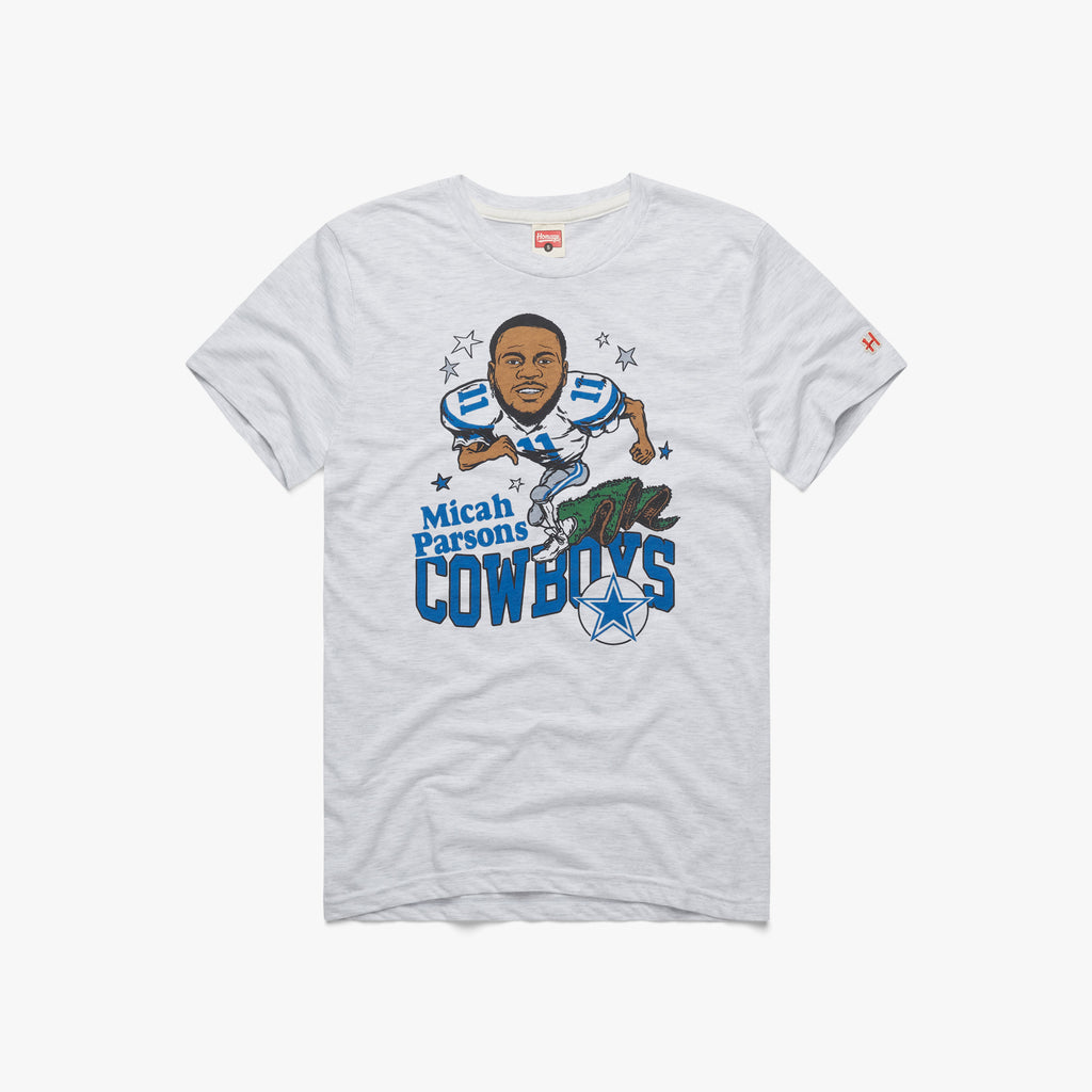 Micah Parsons Dallas Cowboys Homage Caricature Player Tri-Blend T-Shirt,  hoodie, sweater, long sleeve and tank top