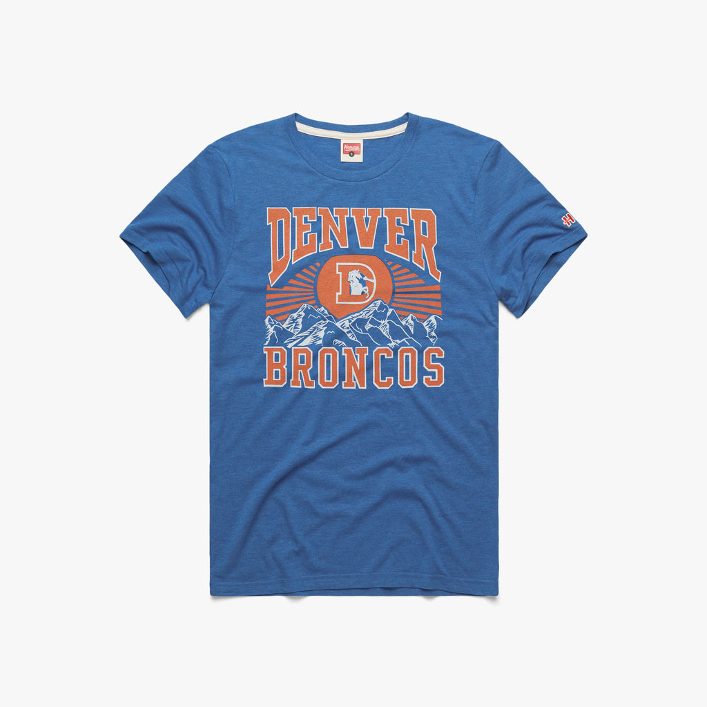 Denver Broncos Incomplete T-Shirt from Homage. | Officially Licensed Vintage NFL Apparel from Homage Pro Shop.