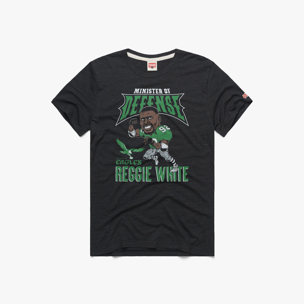 Green Bay Packers #92 Minister Of Defense Reggie White T-shirt