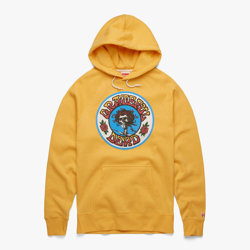 Grateful Dead Classic Hoodie Grey 1965 Blue Bear M