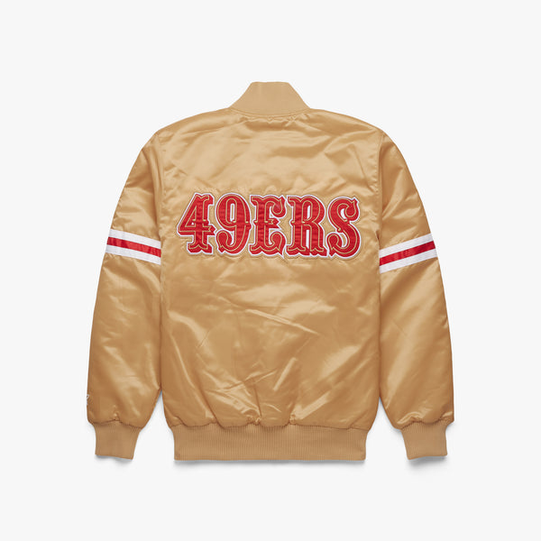 Homage x Starter San Francisco 49ers Pullover Jacket from Homage. | Officially Licensed Vintage NFL Apparel from Homage Pro Shop.