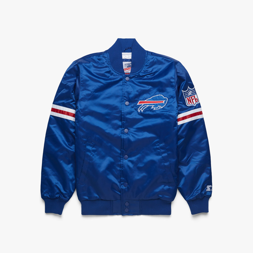 Get your HOMAGE X Starter Bills Satin Jacket or Game Day gear