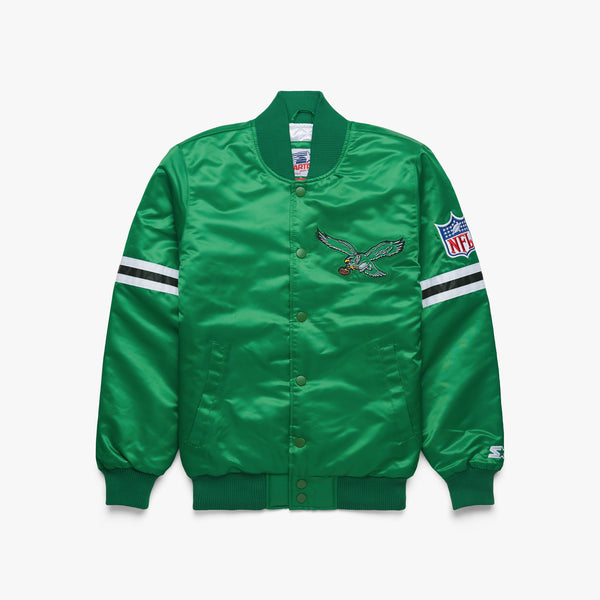 Order New Philadelphia Eagles Starter Satin Jacket At 30% OFF