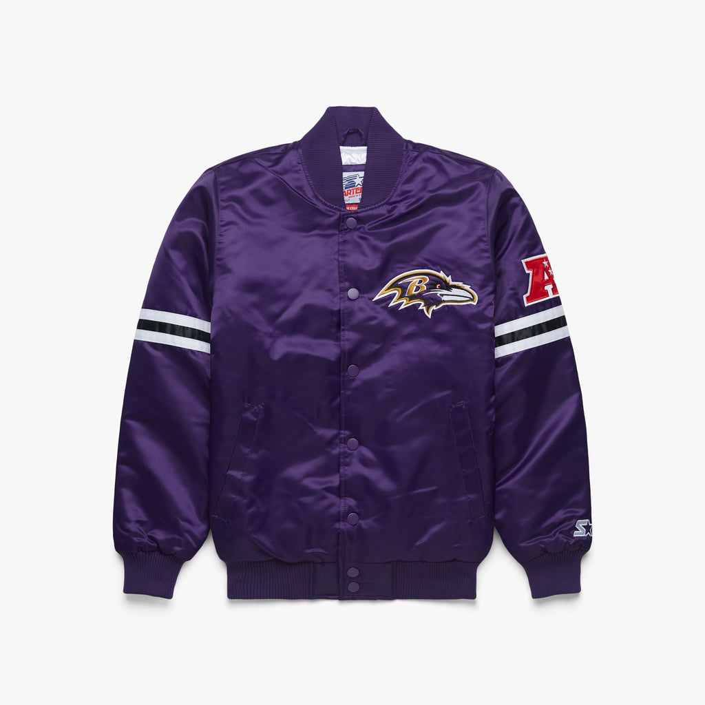 Baltimore Ravens satin jacket - XL - VintageSportsGear