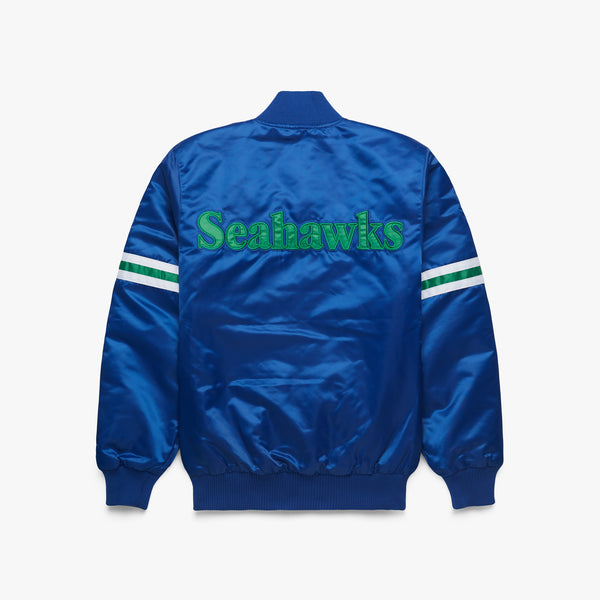 Medium. Vintage 80S Seahawks satin Starter jacket mad… - Gem