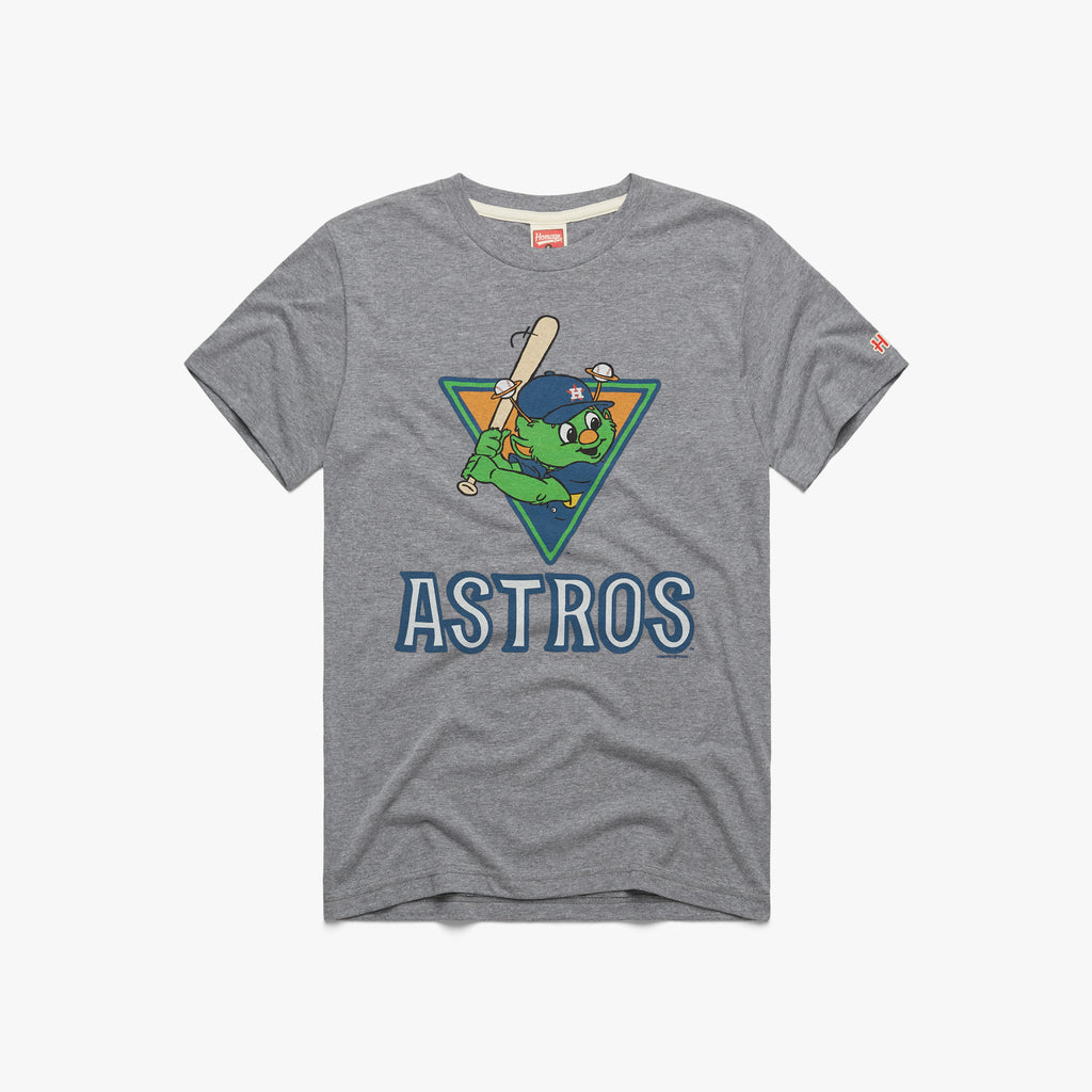 Gamas Threads Astros Orbit Baseball Mascot Long Sleeve T-Shirt