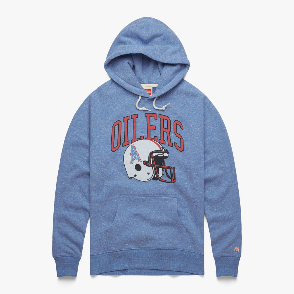 Houston Texans Helmet Hoodie from Homage. | Officially Licensed Vintage NFL Apparel from Homage Pro Shop.