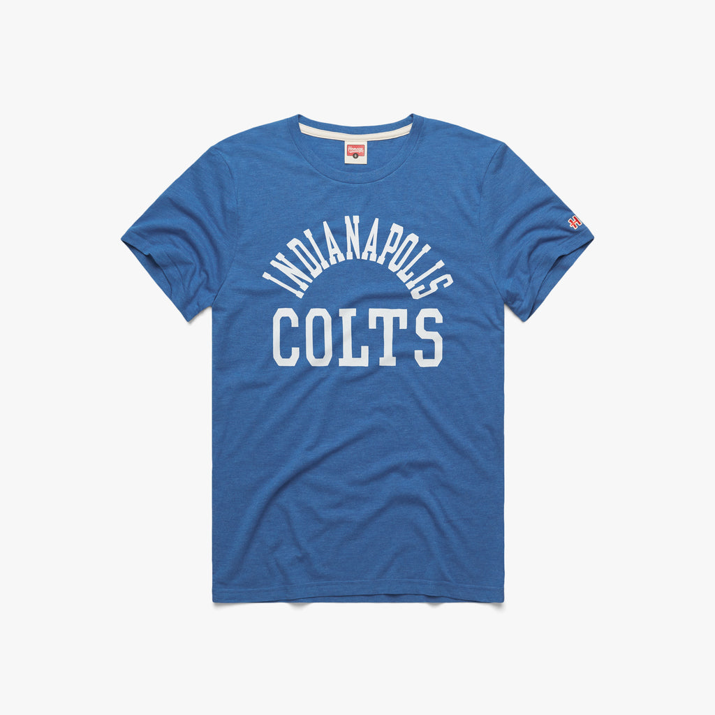Indianapolis Colts Classic T-Shirt from Homage. | Officially Licensed Vintage NFL Apparel from Homage Pro Shop.