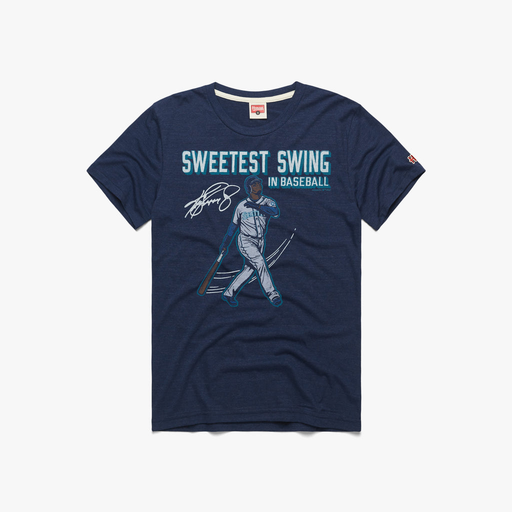 Ken Griffey Jr. Seattle Mariners Sweetest swing in baseball signature shirt,  hoodie, sweater, long sleeve and tank top