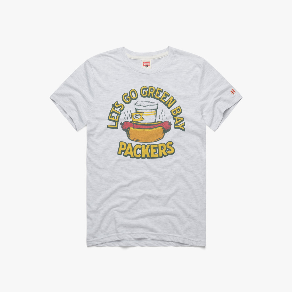 Green Bay Packers Helmet  Retro Green Bay Packers T-Shirt – HOMAGE