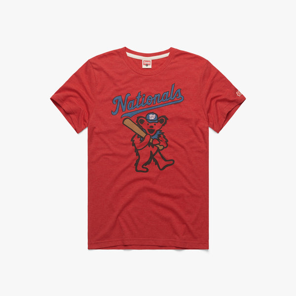 Washington Nationals Park T-Shirt from Homage. | Navy | Vintage Apparel from Homage.