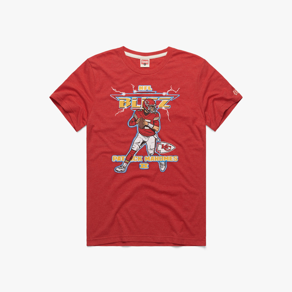 NFL Jam Kansas City Chiefs Mahomes and Kelce T-Shirt from Homage. | Officially Licensed Vintage NFL Apparel from Homage Pro Shop.