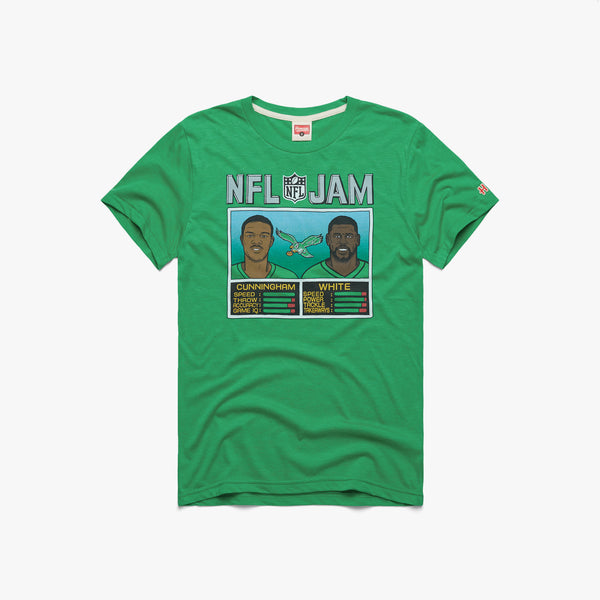 NFL Retired Jam Randall Cunningham & Reggie White Eagles Shirt