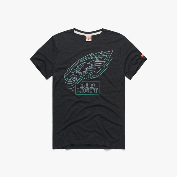 NFL Team Apparel New Era Men's Large Philadelphia Eagles T-Shirt Gray