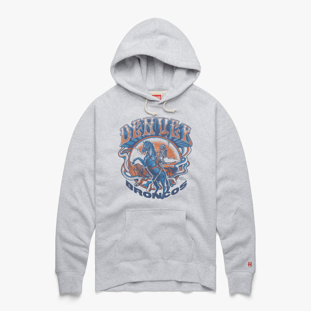 NFL x Grateful Dead x Denver Broncos T-Shirt from Homage. | Officially Licensed Vintage NFL Apparel from Homage Pro Shop.