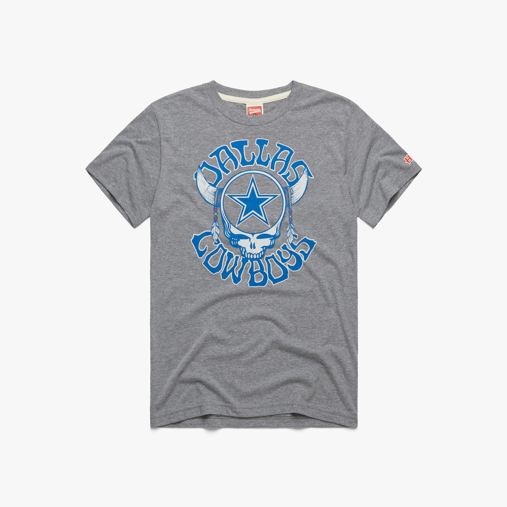 White NFL X The Grateful Dead X Buffalo Bills Homage Shirt