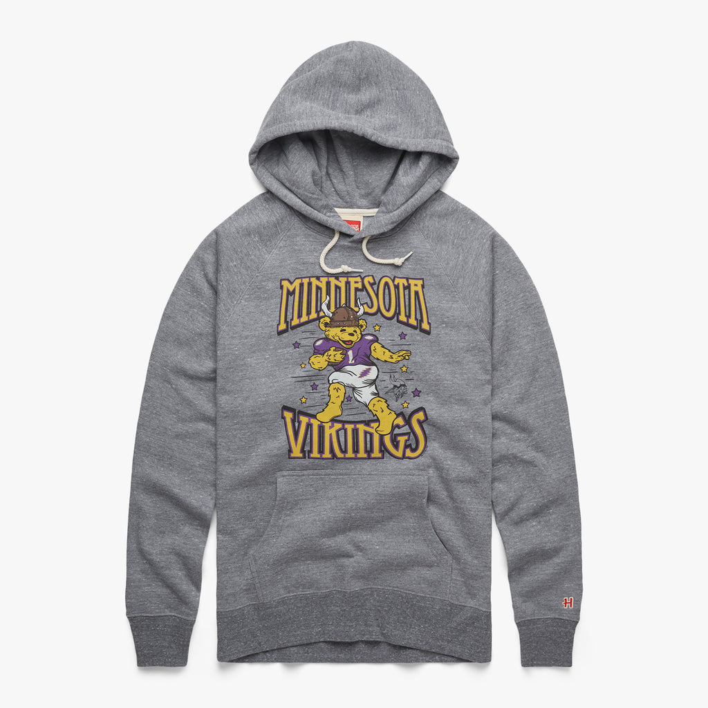 Minnesota Vikings Throwback Helmet Hoodie from Homage. | Officially Licensed Vintage NFL Apparel from Homage Pro Shop.