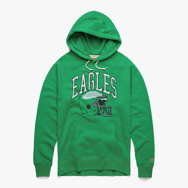 Philadelphia Eagles Retro Logo Medium Heavy Hooded Sweatshirt