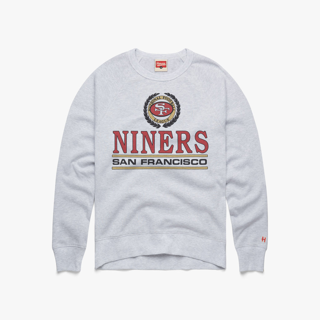 San Francisco 49ers Football Vintage Crewneck Sweatshirt - Cruel Ball