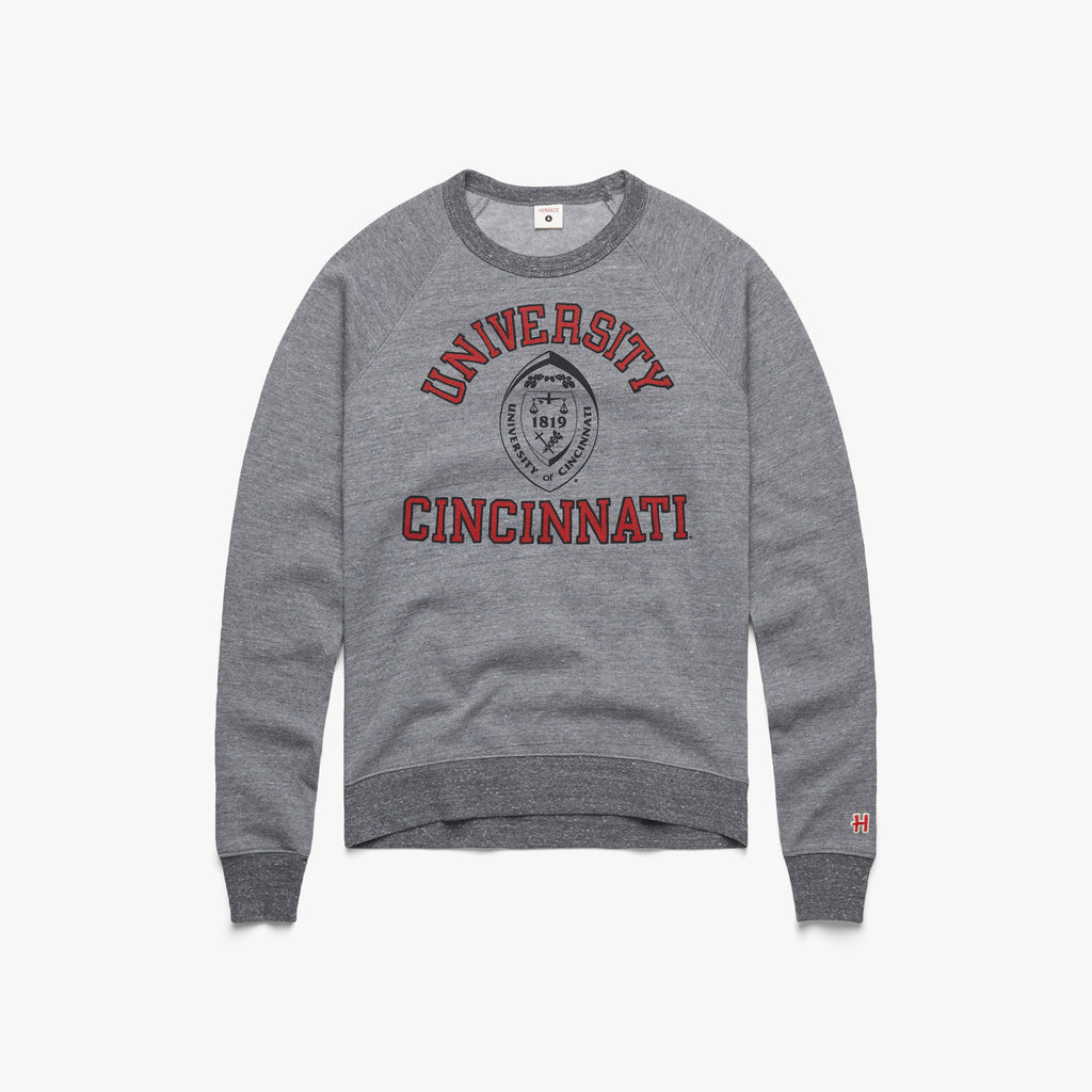 University of sale cincinnati crewneck sweatshirt