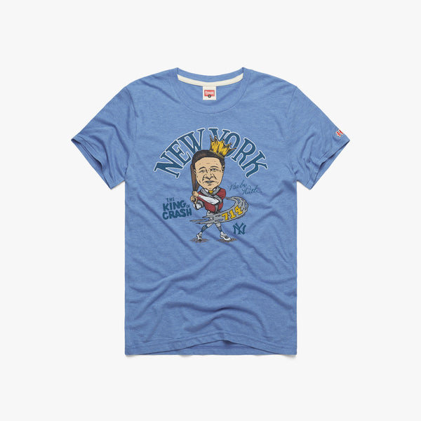 Babe Ruth Yankees Sultan of SWAT T-Shirt from Homage. | Ash | Vintage Apparel from Homage.